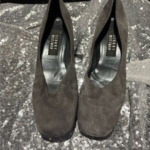 Stuart Weitzman Women's Black Suede Shoes